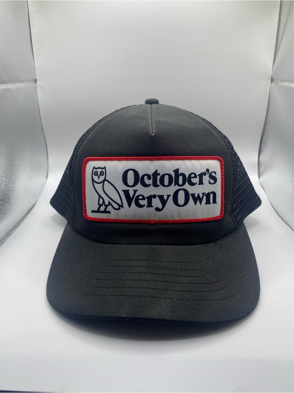October's Very Own Black Trucker Hat